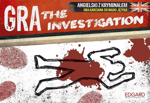 Gra The Investigation Angielski z kryminałem. Gra karciana do nauki języka