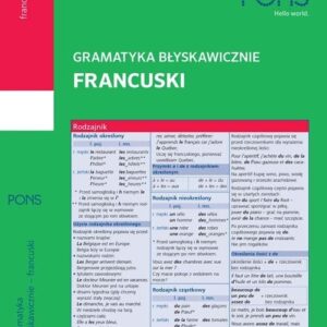 Gramatyka błyskawicznie Francuski