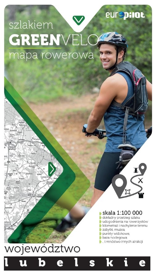 Green Velo mapa rowerowa Województwo Lubelskie