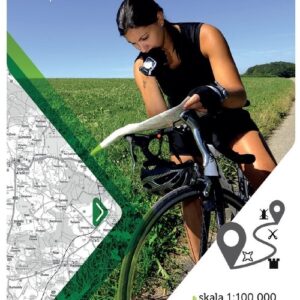 Green Velo mapa rowerowa. Woj.warmińsko-mazurskie.część zachodnia