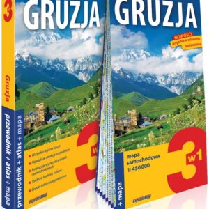Gruzja 3w1 przewodnik + atlas + mapa