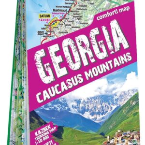 Gruzja (Georgia) laminowana mapa samochodowo - turystyczna 1:400 000