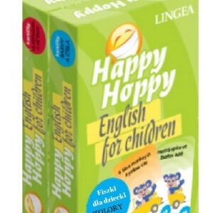 Happy Hoppy Fiszki dla dzieci pakiet angielski. (Cechy i relacje + Kolory i liczby)