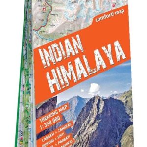 Himalaje Indyjskie (Indian Himalaya) laminowana mapa trekkingowa. 1:350 000