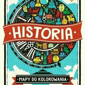 Historia. Mapy do kolorowania - z kredkami