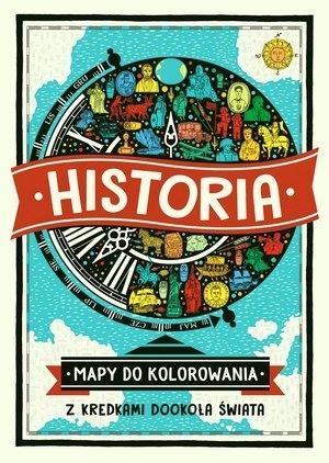 Historia. Mapy do kolorowania - z kredkami
