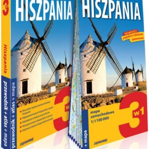 Hiszpania 3w1 przewodnik + atlas + mapa