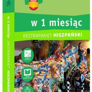 Hiszpański w 1 miesiąc z 3 tablicami językowymi i kursem online
