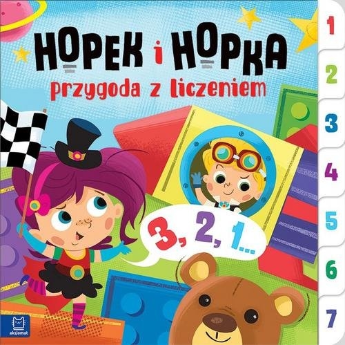 Hopek i Hopka przygoda z liczeniem.. Interaktywna książeczka dla dzieci