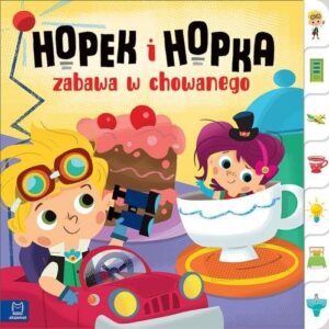 Hopek i Hopka zabawa w chowanego. Interaktywna książeczka dla dzieci