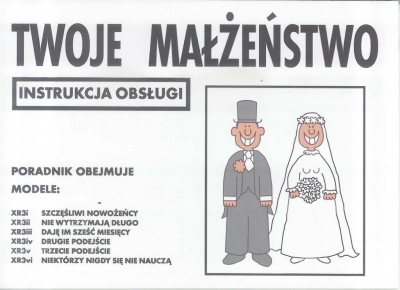 Instrukcja obsługi - Twoje małżeństwo