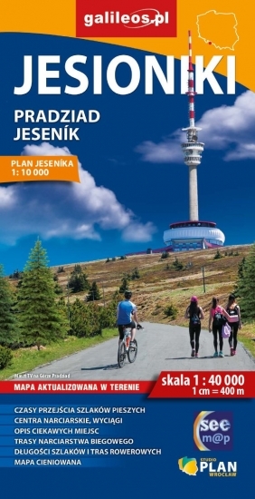 Jesioniki (Pradziad, Jesenik) - mapa