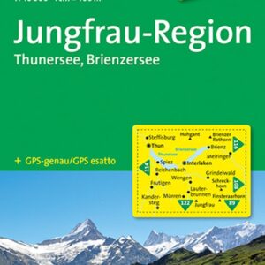Junfrau Region Thunersee Brienzersee 1:40000