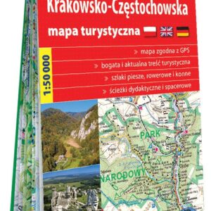 Jura Krakowsko-Częstochowska papierowa mapa turystyczna 1:50 000