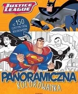 Justice League. Panoramiczna kolorowanka