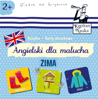 Kapitan Nauka. Angielski dla malucha Zima (Książeczka + karty obrazkowe)