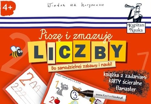 Kapitan Nauka Liczby Piszę i zmazuję. Wiek 4+