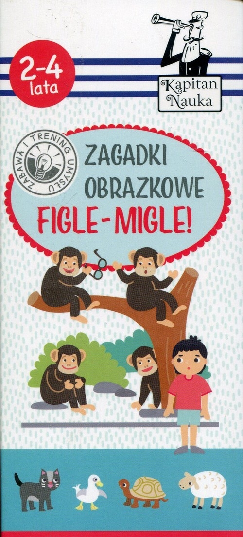 Kapitan Nauka Zagadki obrazkow Figle-migle 2-4 lata