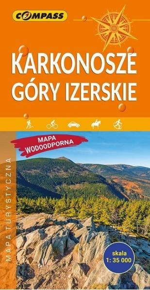 Karkonosze Góry Izerskie wersja laminowana