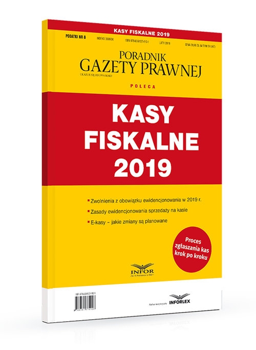 Kasy Fiskalne 2019. Podatki 8/2018
