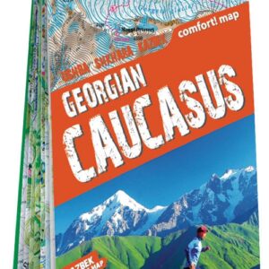 Kaukaz gruziński (Georgian Caucasus) laminowana mapa trekkingowa 1:75 000