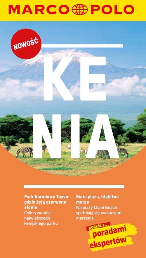 Kenia. Przewodnik Marco Polo z mapą w etui