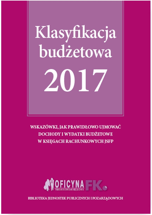 Klasyfikacja budżetowa 2017