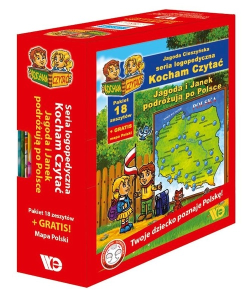 Kocham czytać Pakiet nr 3 Czerwony /18zeszytów