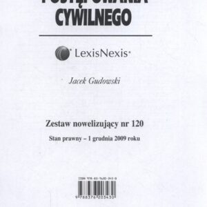 Kodeks Postępowania Cywilnego Zestaw nowelizujący nr 120