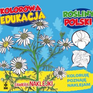 Kolorowa edukacja Rośliny Polski naklejka