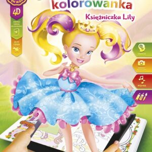 Kolorowanka A4/8 4D Księżniczka Lilly