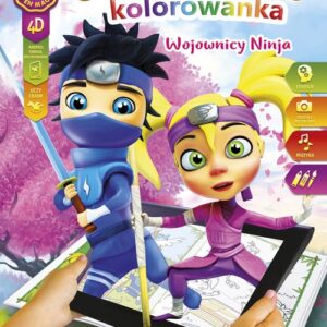 Kolorowanka A4/8 4D Ninja