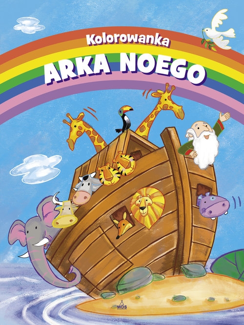 Kolorowanka - Arka Noego farbki i pędzelek w zestawie