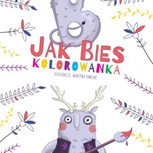 Kolorowanka B jak Bies