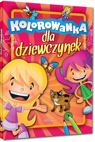 Kolorowanka dla dziewczynek A4
