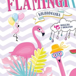 Kolorowanka Flamingi plus naklejki