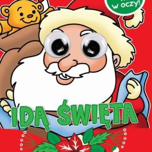 Kolorowanka z oczkami Idą święta