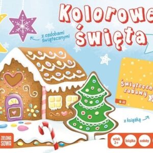 Kolorowe święta 1. z ozdobami świątecznymi