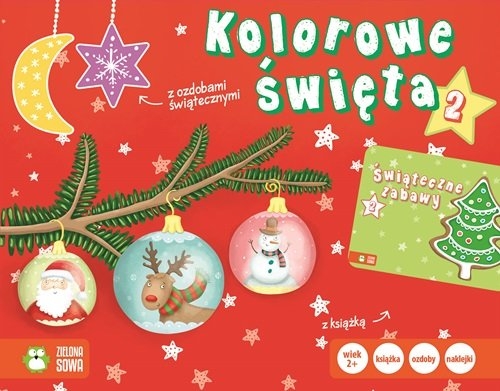 Kolorowe święta 2. z ozdobami świątecznymi