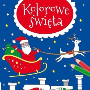 Kolorowe święta. Kolorowanka harmonijka.