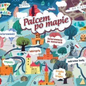 Kolorowy świat zagadek. Palcem po mapie