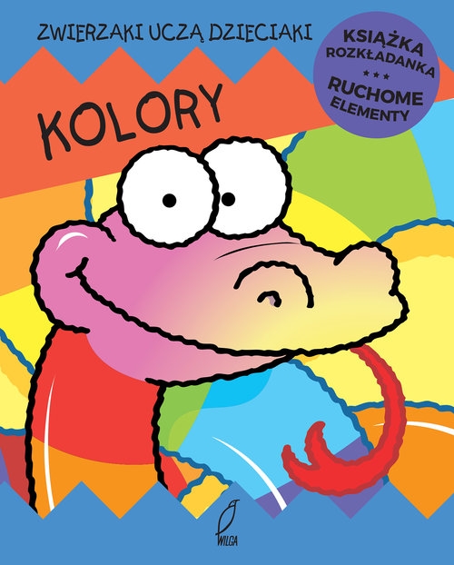 Kolory Ruchome elementy. Książka rozkładanka