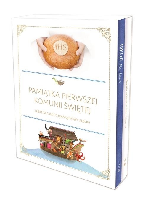Komunijna Biblia + Pamiątka I Komunii Świętej. Pakiet