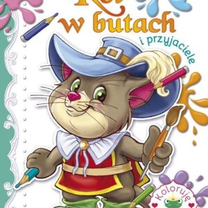 Kot w butach Koloruję 4 baśnie