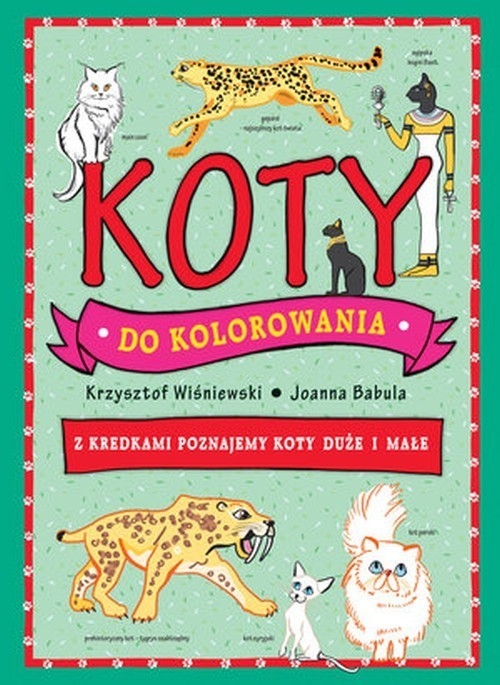Koty do kolorowania. Z kredkami dookoła świata
