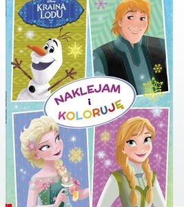 Kraina Lodu. Naklejam i koloruję