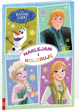 Kraina Lodu. Naklejam i koloruję