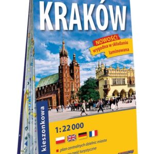 Kraków kieszonkowy laminowany plan miasta 1:22 000. comfort! map