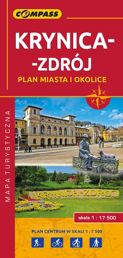 Krynica-Zdrój. Plan miasta i okolice