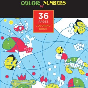 Książeczka do kolorowania COLOR BY NUMBERS